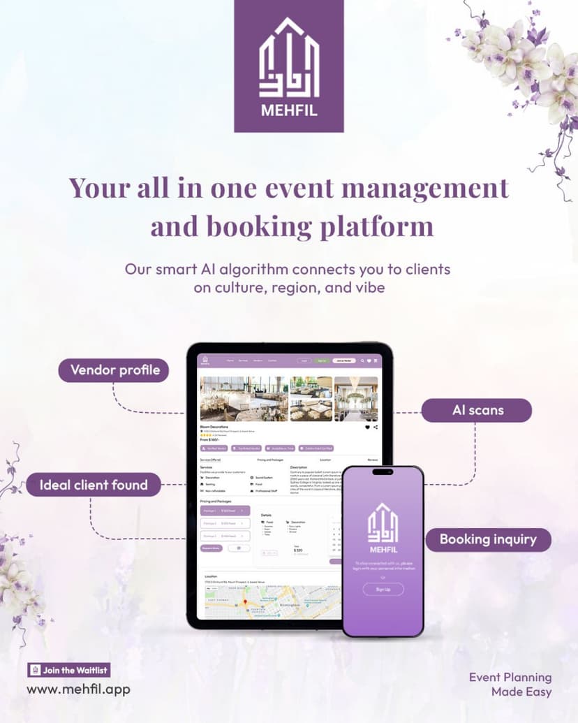 Mehfil Mobile App Features
